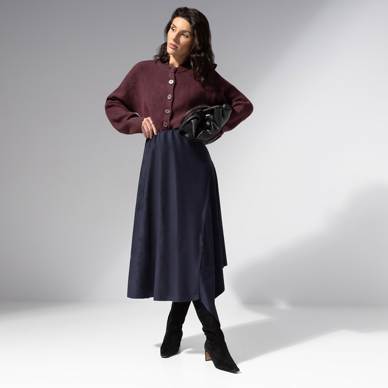 Грация рассвета (синяя). Купить женский Юбка оптом от производителя.