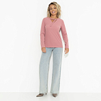 Блуза Неисчерпаемый талант (розовый пион). Состав: 65% полиэстер, 30% вискоза, 5% эластан