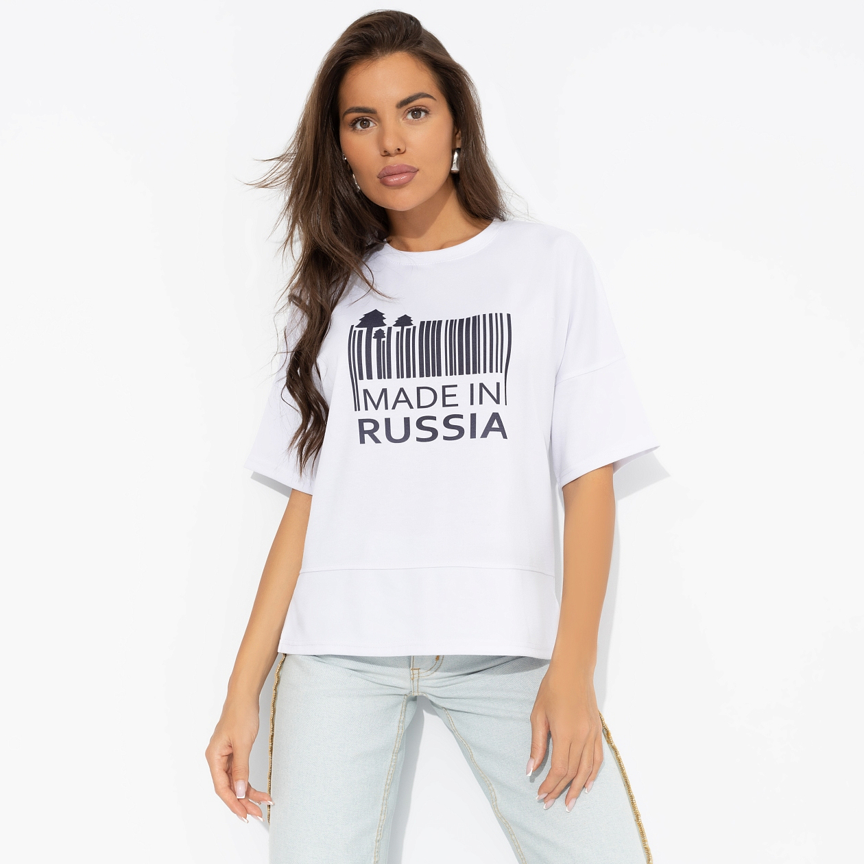 Футболка Зов будущего (Russia). Состав: 65% п/э, 30% вискоза, 5% стрейч