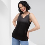 Создана для поцелуев (блэк). Купить женский Топ оптом от производителя.