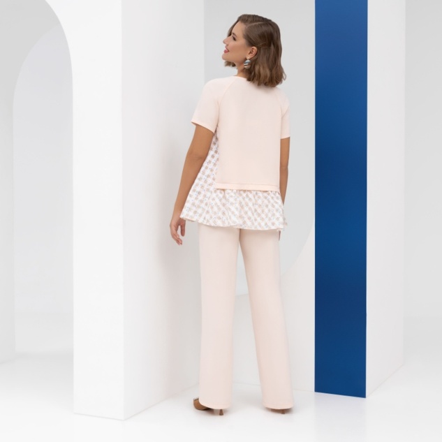 Брючный комплект Дневник моих путешествий (2 в 1, летний шарм) 