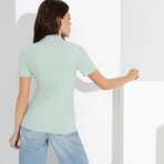 Водолазка Дерзко, стильно! (light green). Состав: 65% п/э, 30% вискоза, 5% спандекс