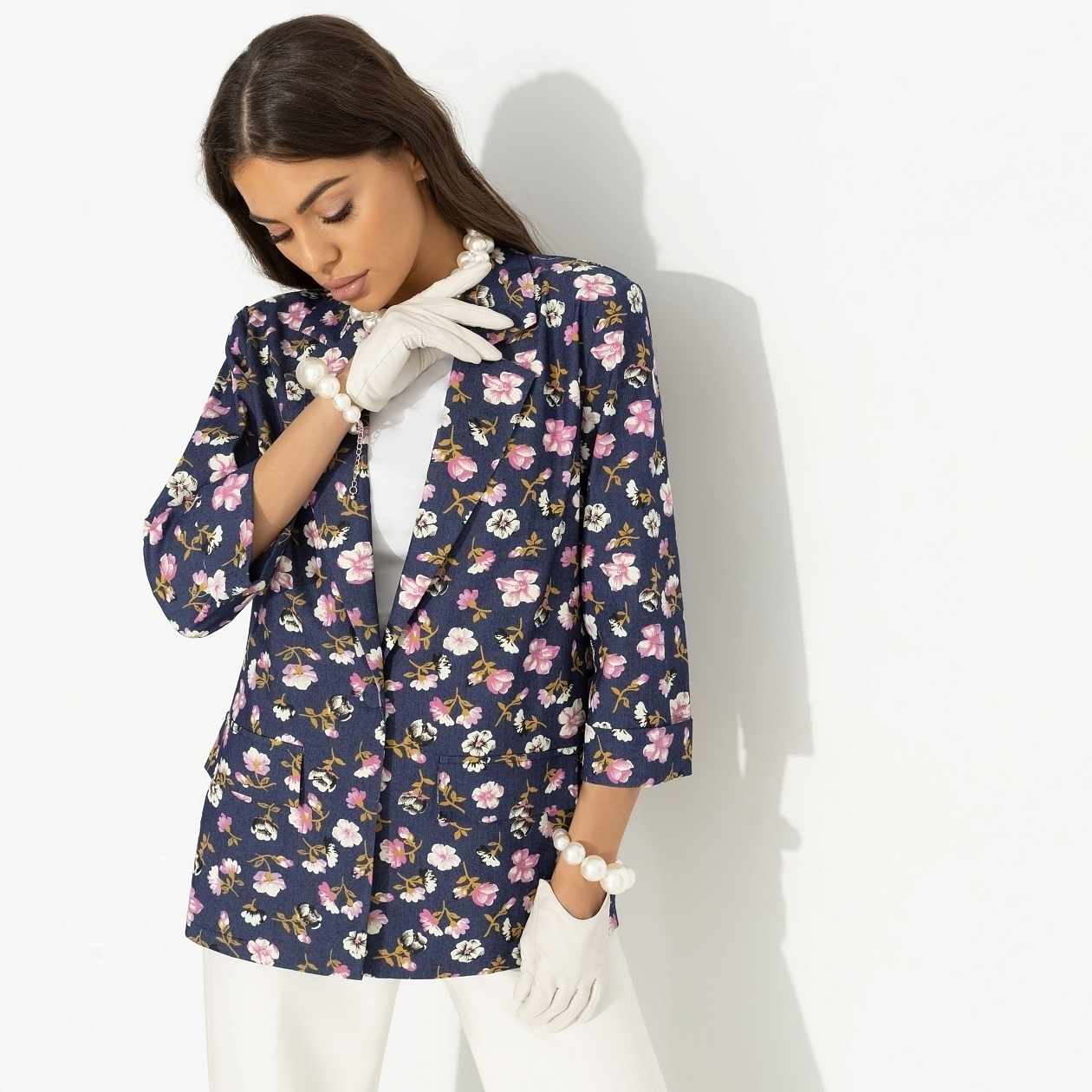 Жакет Всемирное признание (blue). Состав: 100% хлопок