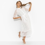 Платье Моя итальянская история (изящная, с поясом). Состав: 98% п/э, 2% спандекс