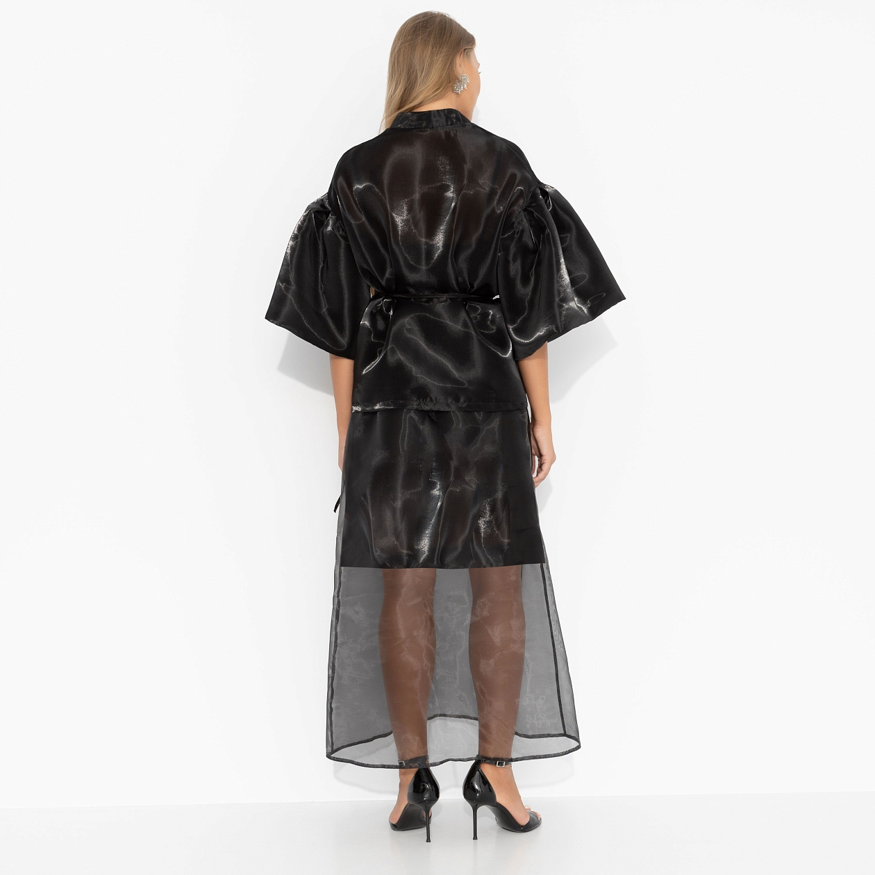 Костюм с юбкой Очарование момента (2 в 1, с поясом). Состав: 100% полиэстер