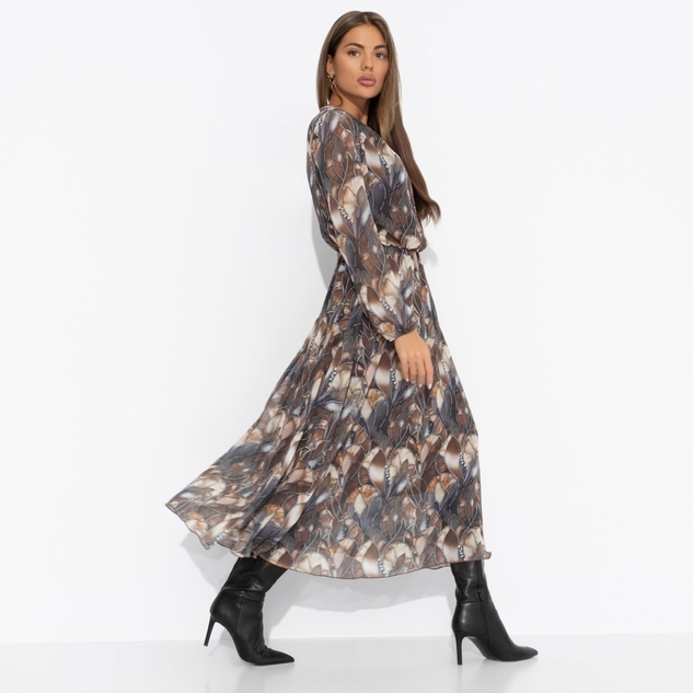 Платье Летящие мгновения (brown)