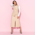 Откровенно шикарная (беж). Купить женский Юбка оптом от производителя.