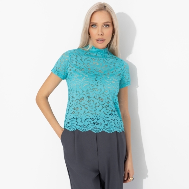 Водолазка На что вы намекаете? (бирюзовая) 