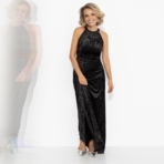 Платье Без границ (черное). Состав: 100% п/э