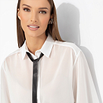 Блуза Работаю красиво (white). Состав: 100% п/э
