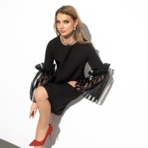 Платье Случайная магия (блэк). Состав: 95% п/э, 5% эластан