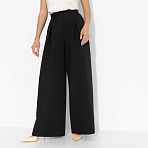 Брюки Договор подписан (black). Состав: 60% п/э, 37% вискоза, 3% спандекс