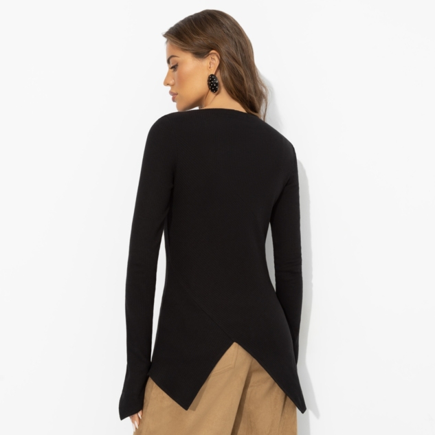 Лонгслив Выхожу за рамки (чёрный) 