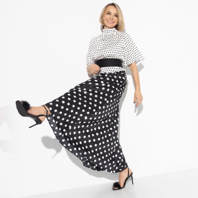 Комплект с юбкой Восторг очарования (леди, 2 в 1, с поясом) 