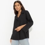 Блуза Амбассадор стиля (black). Состав: 95% п/э, 5% эластан