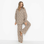 Брючный комплект Игра линий. Состав: 95% п/э, 5% эластан