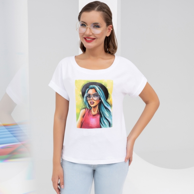 Футболка Летний вайб (кокетка) 