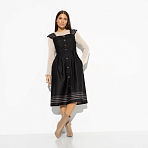 Сарафан В стиле Леди Ди (офис). Состав: 50% вискоза, 50% полиэстер