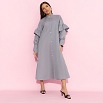 Платье-рубашка Захватывающая простота. Состав: 65% хлопок, 30% п/э, 5% эластан