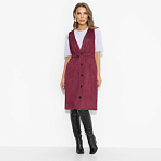 Сарафан Магическая сила (бордо). Состав: 95% п/э, 5% спандекс