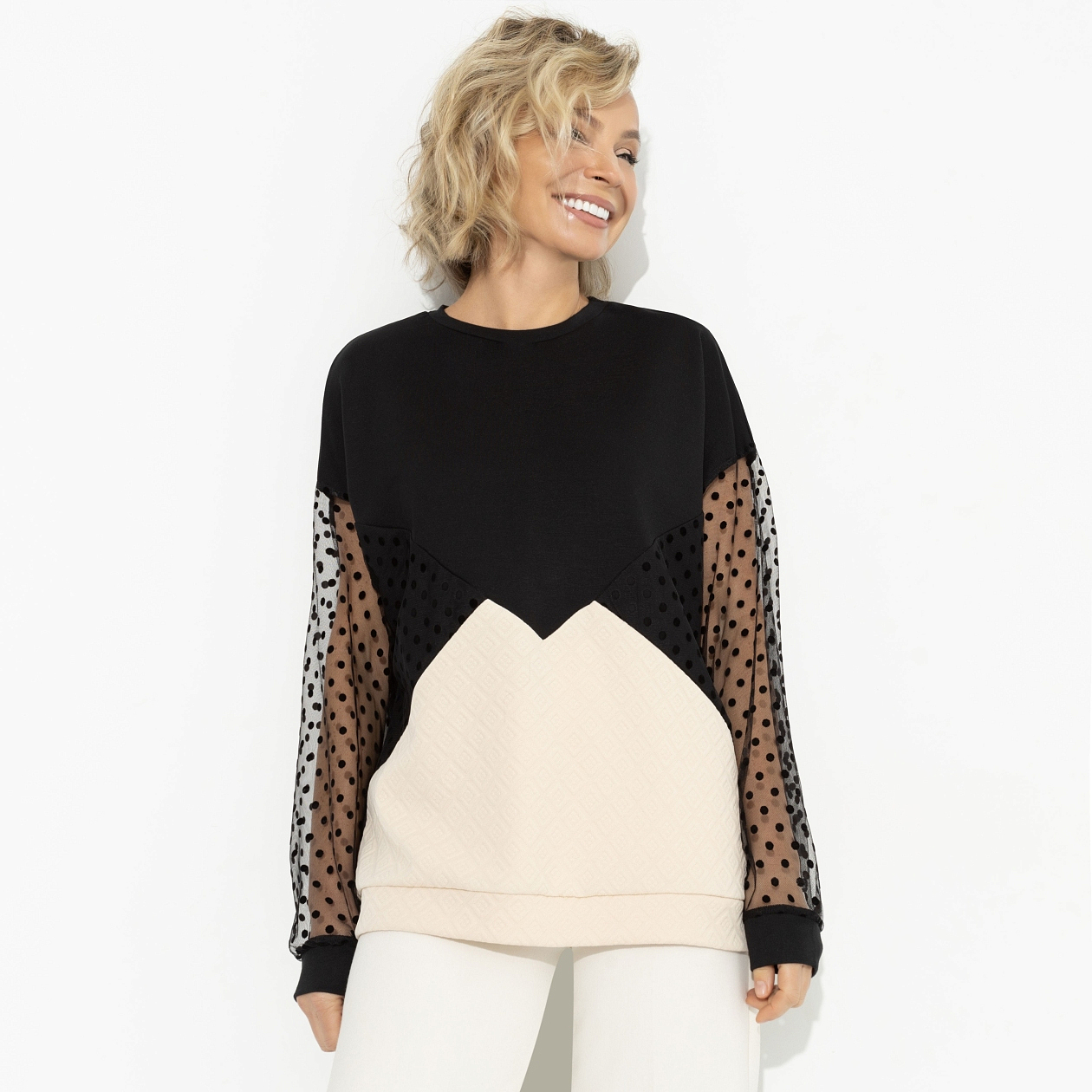 Любимый образ (черная). Состав: 65% вискоза, 30% п/э, 5% спандекс