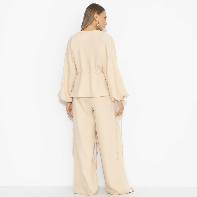 Брючный костюм Серьезная леди (2 в 1, пудра) 
