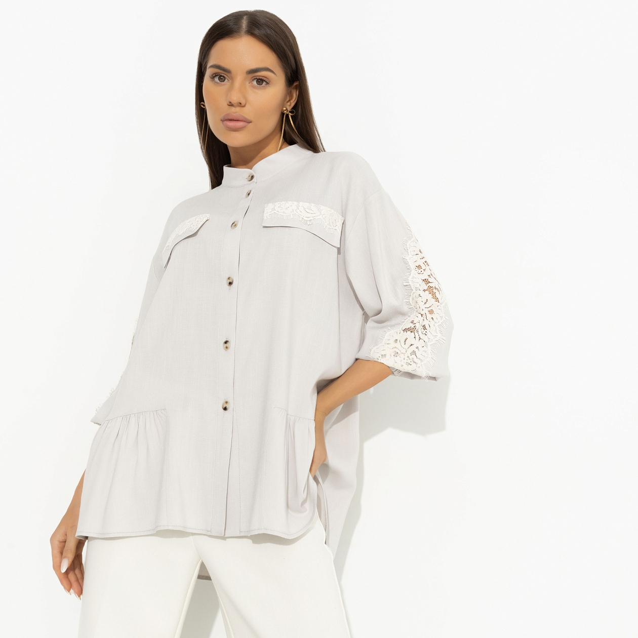 Модный акцент. Состав: 85% вискоза, 10% полиэстер, 5% эластан