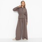 Брючный костюм Так выглядит уверенность (2 в 1, с поясом). Состав: 95% полиэстер, 5% эластан