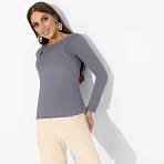 Лонгслив Улетаю в космос (серый) 2 в 1. Состав: 100 % вискоза