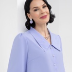 Блуза Дари любовь (сирень). Состав: 65% п/э, 30% вискоза, 5% эластан