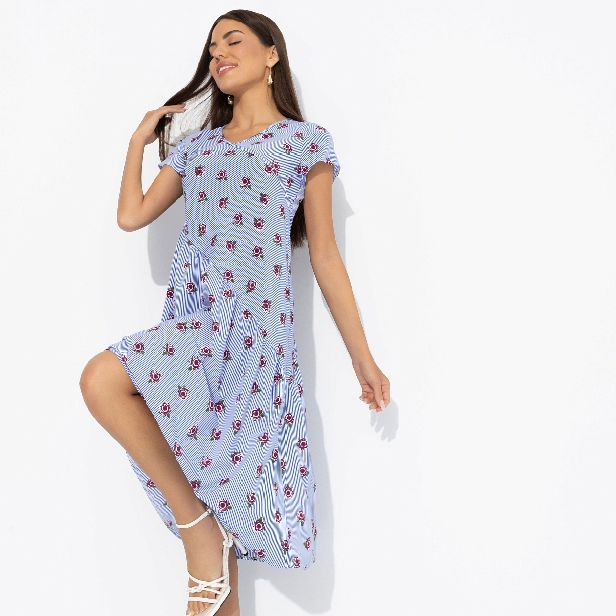 Платье Легкость момента. Состав: 95% п/э, 5% спандекс