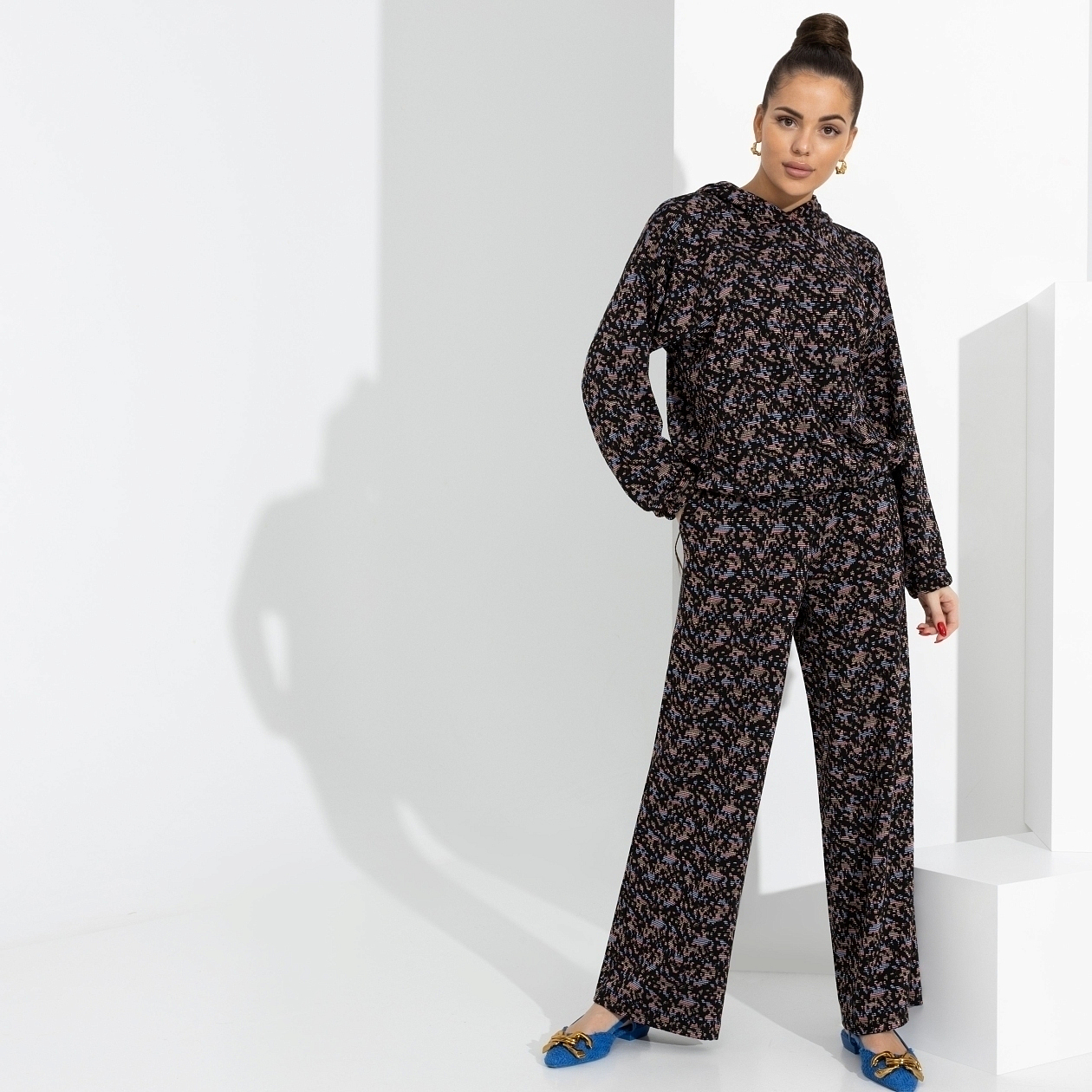 Брючный комплект Смелый контраст. Состав: 100% полиэстер