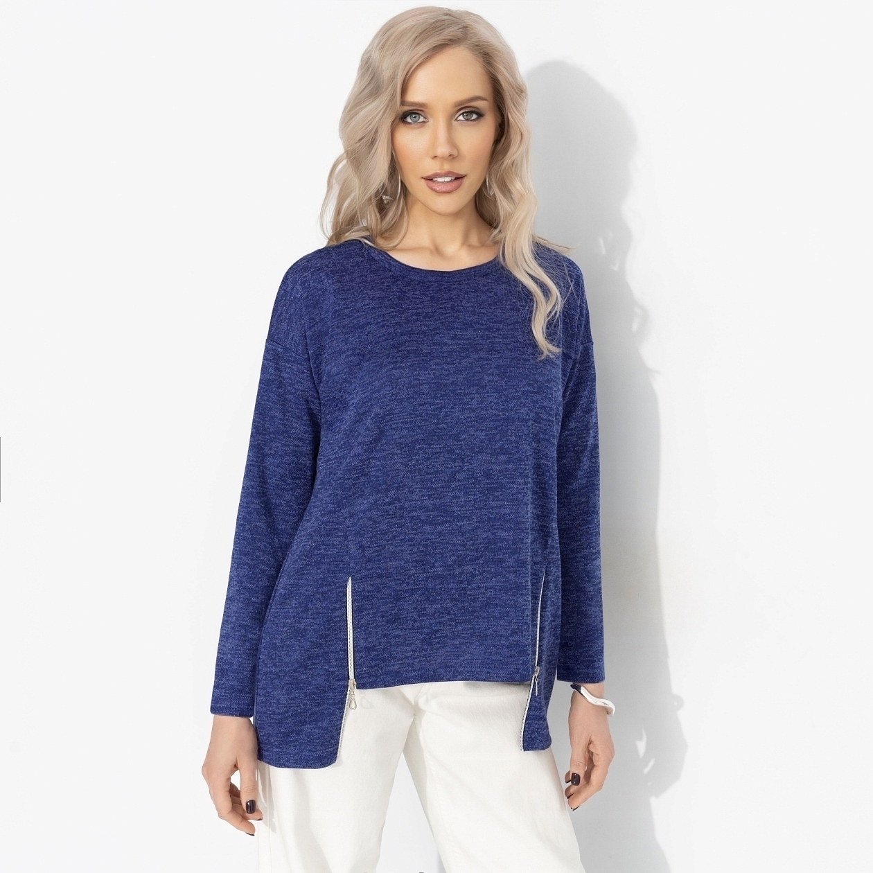 Городской драйв (синий). Состав: 65% п/э, 30% вискоза, 5% эластан