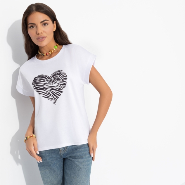 Футболка Оттенок настроения (heart) 