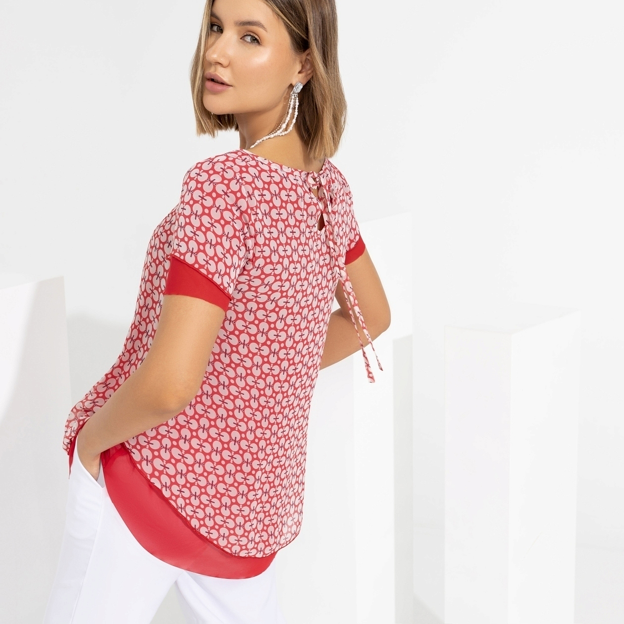 Блуза Тандем (красотка). Состав: 95% п/э, 5% спандекс