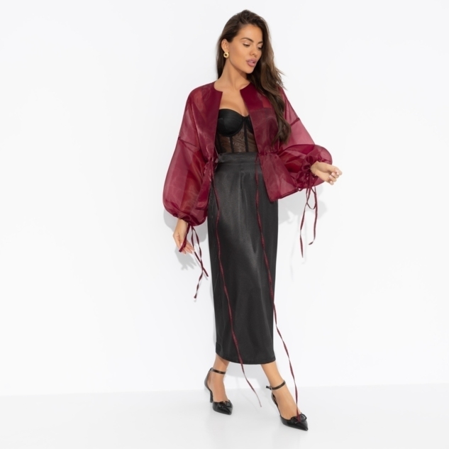 Жакет Вершина восхищения (бордовый) 