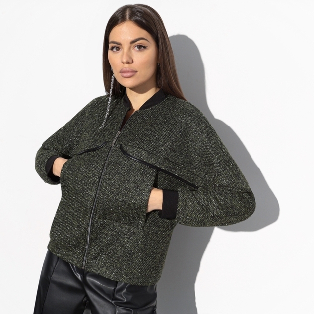 Бомбер Стильный аккорд (грин) 