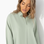 Блуза Твой личный тренд (хаки). Состав: 95% п/э, 5% эластан