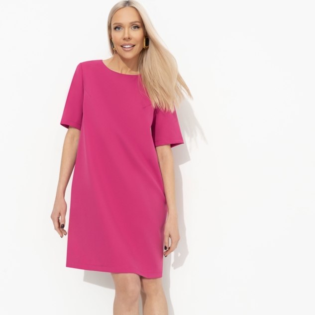 Платье Виртуальные будни (fuchsia)