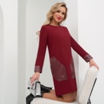 Платье Откровенно модно (яркая). Состав: 96% п/э, 4% эластан