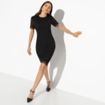 Платье-футляр Жду предложения. Состав: 95% полиэстер, 5% эластан