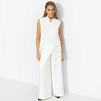 Прямая речь (белый). Состав: 60%  п/э, 37%  вискоза, 3% спандекс