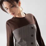 Вкус победы (brown). Состав: 50% вискоза, 25% нейлон, 20% п/э, 5% спандекс