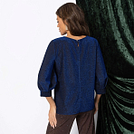 Блуза Предвкушение встречи (сияние). Состав: 95% п/э, 5% эластан