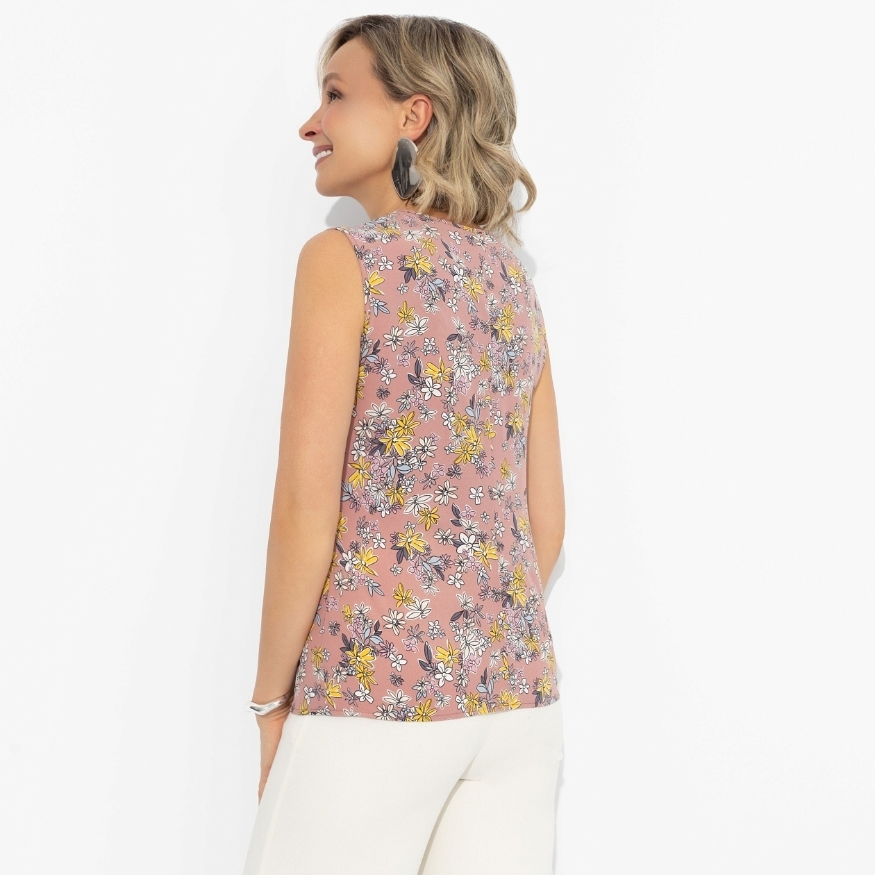 Блуза Легкое настроение (яркая). Состав: 95% п/э, 5% спандекс