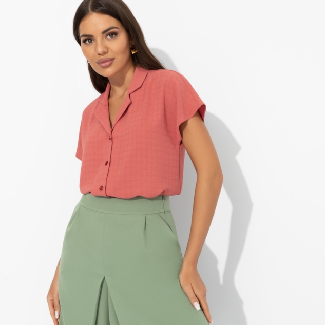 Блуза Стильный автограф (терракотовая) 