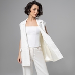 Карьерный взлет (античный белый) . Состав: 65% п/э, 35% вискоза