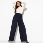 Брюки Легкой походкой (dark blue). Состав: 96% п/э, 4% эластан