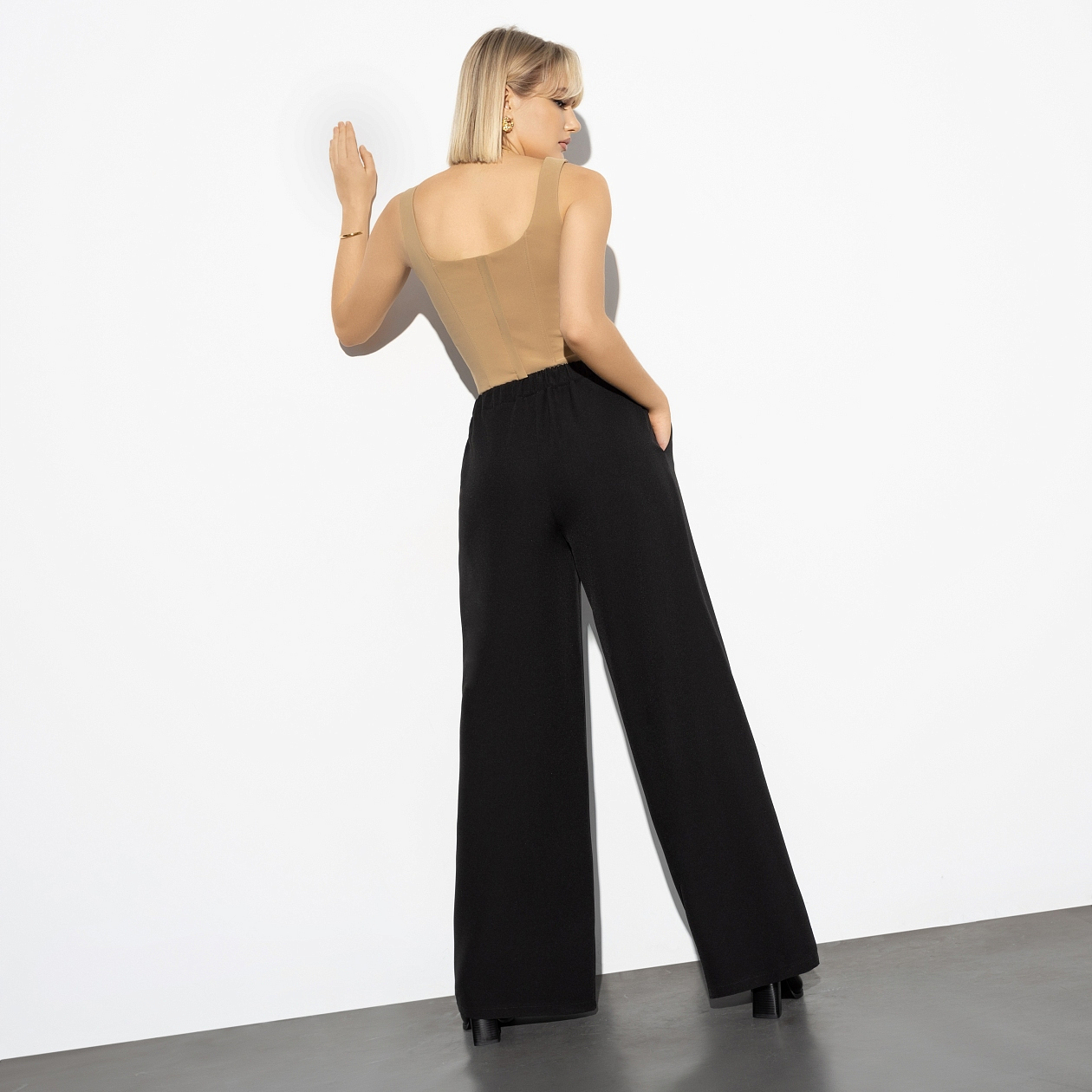 Брюки На вершине стиля (фэшн). Состав: 95% п/э, 5% эластан