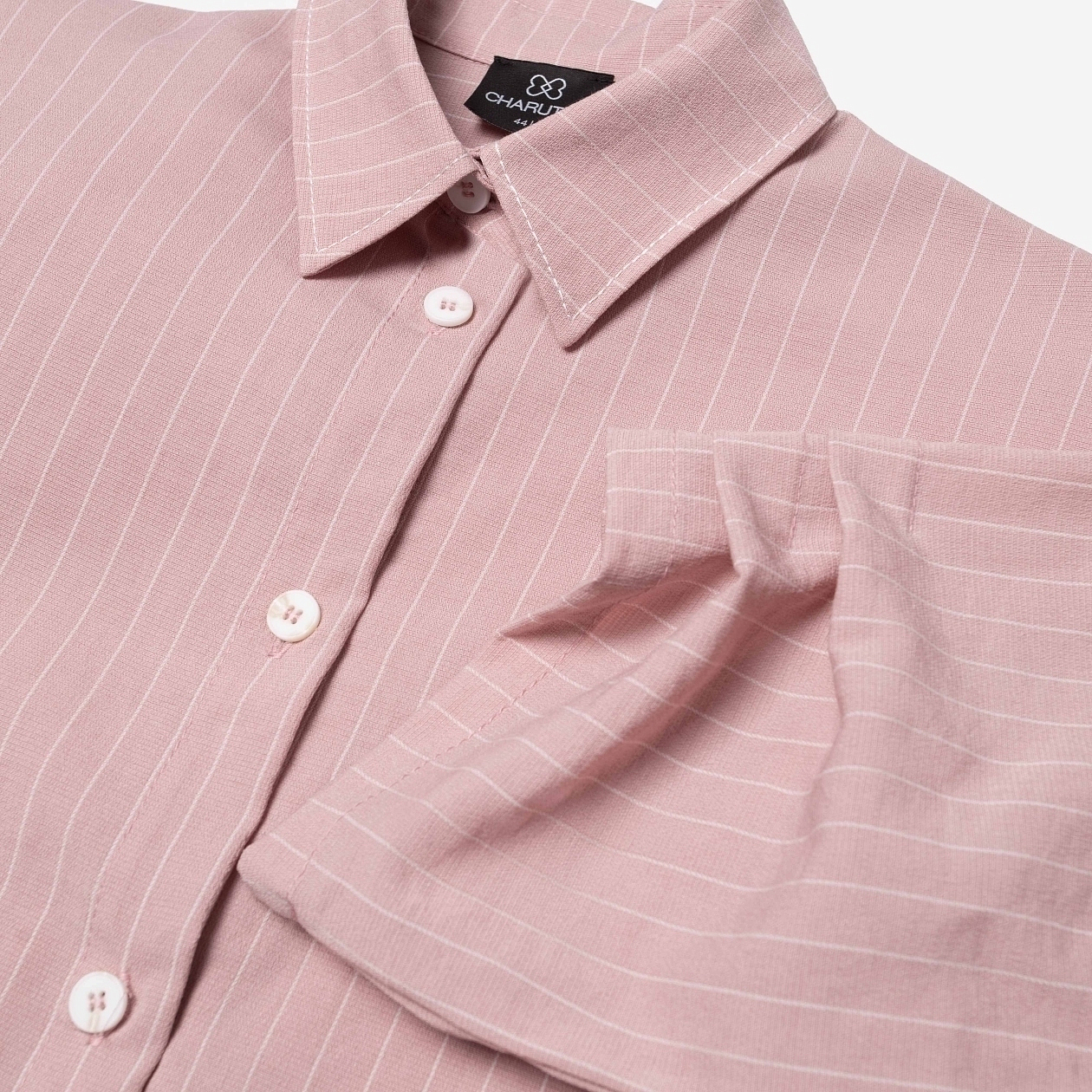 Платье-рубашка В правильном настроении (с ремешком). Состав: 79% вискоза, 20% нейлон, 1% полиэстер